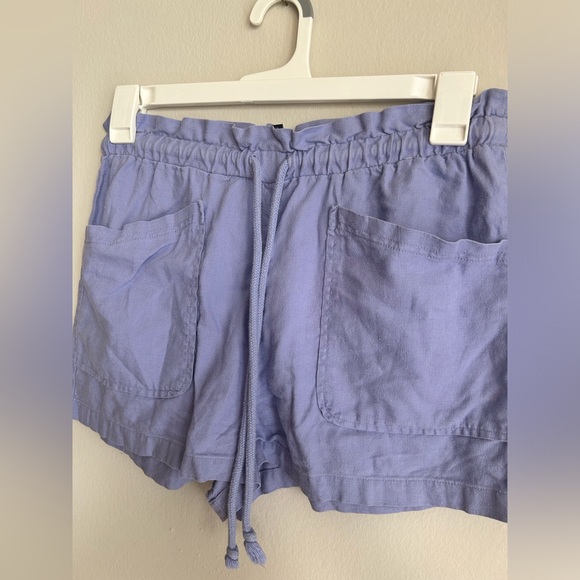Lavender Drawstring Shorts - Picture 2 of 4